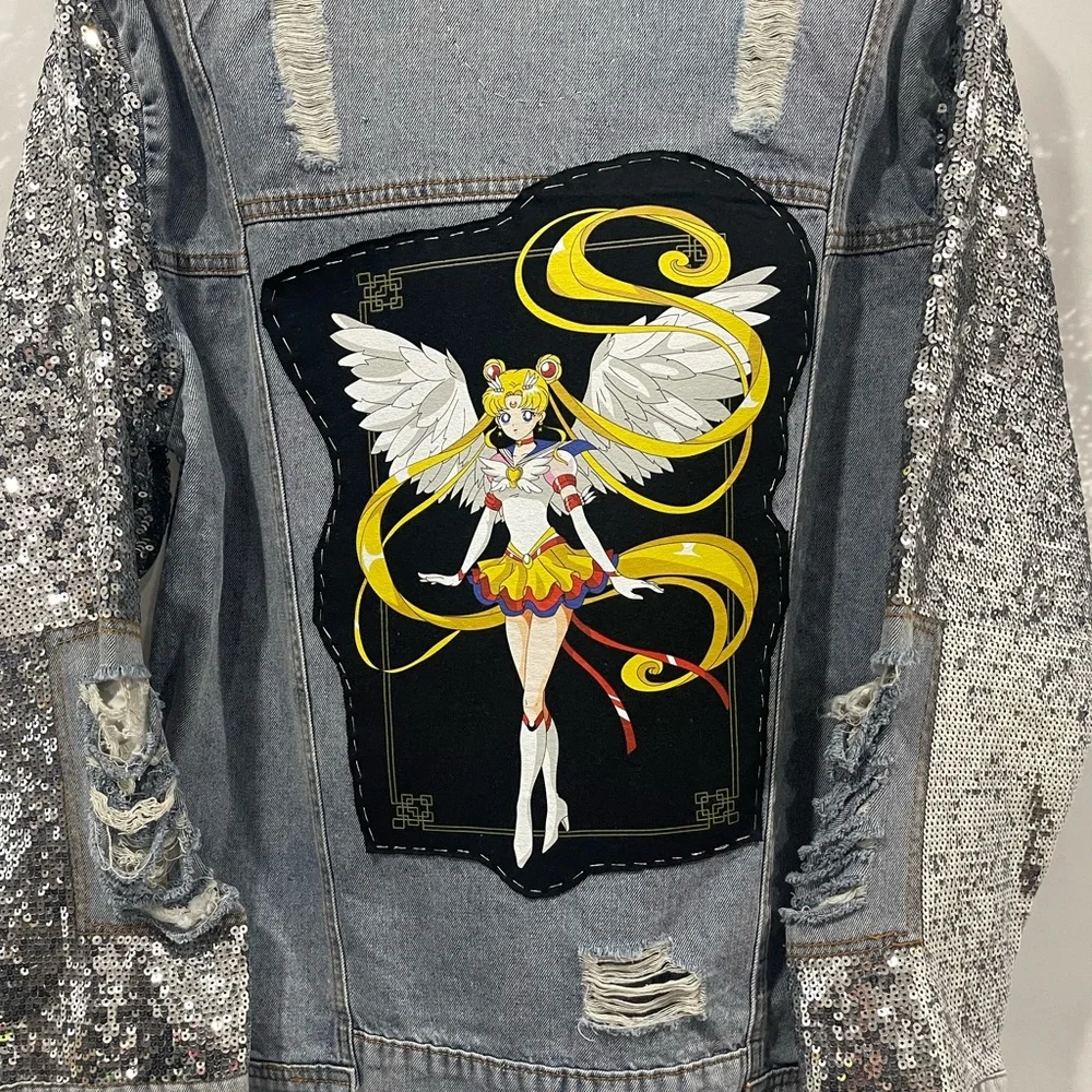 Upcycled Sailor Moon Jacket - Picture 2 of 7